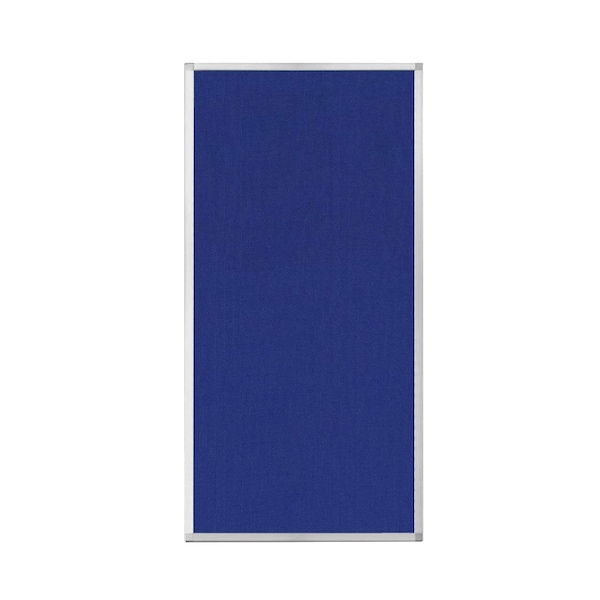 Hush Panel Configurable Cubicle Partition 3' x 6' Royal Blue Fabric